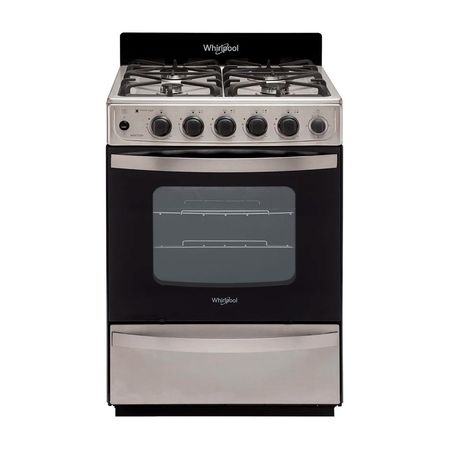 Cocina Whirlpool 55 cm WFX57DI Luz Encendido Acero