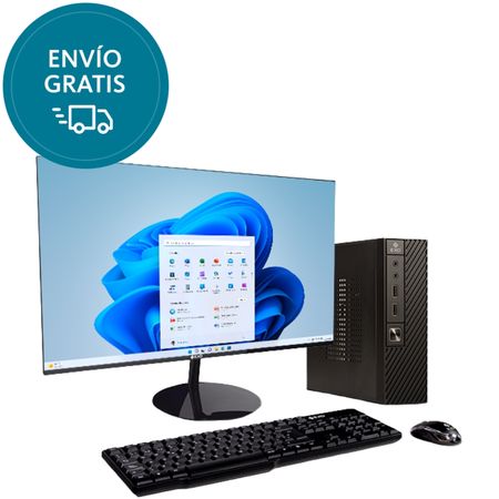 Mini PC Bitsy X6-s5285 Intel I5-12va 8GB Ssd 480GB 23,8" W11 Color Negro EXO