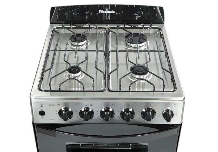 Cocina Florencia 5538 Acero Inoxidable Multigas Encendido Electronico Luz - Vista 8