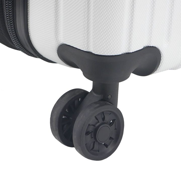 Valija Blanca Carry ON Unicross ABS 20 Ideal Cabina Ruedas 360 Expandible Super Liviana - Vista 4