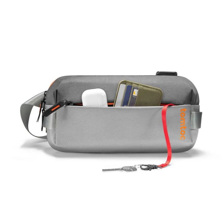 Bandolera Tomtoc Explorer-T21 3L Gris Espacial - Vista 2