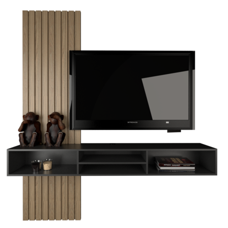 RACK PARA COLGAR TABLE´S 1,80M OLMO/NEGRO 1407-CON