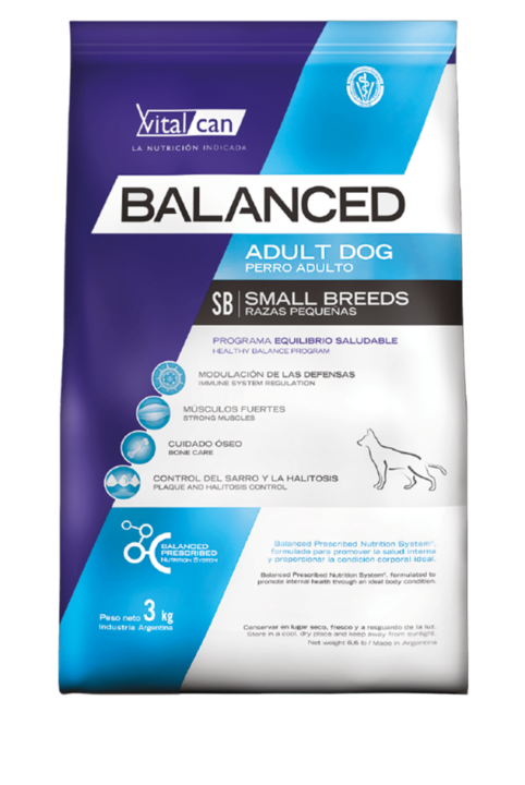 PERRO BALANCED ADULTO SMALL x 15kg - Vista 1