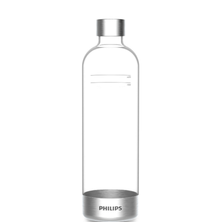 Botella para máquina de soda Philips GoZero acabado acero