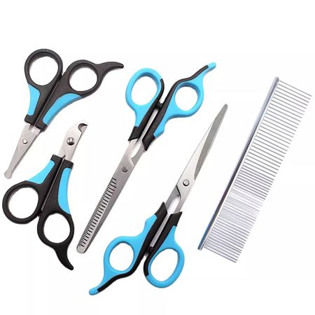 Kit De Tijeras Para Mascotas Gadnic TJ64S Peluquería Canina