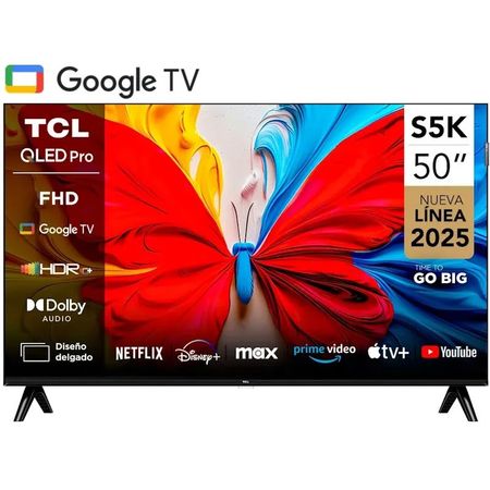 Smart Tv Tcl 50 Fhd Qled Google Tv 50S5K-F