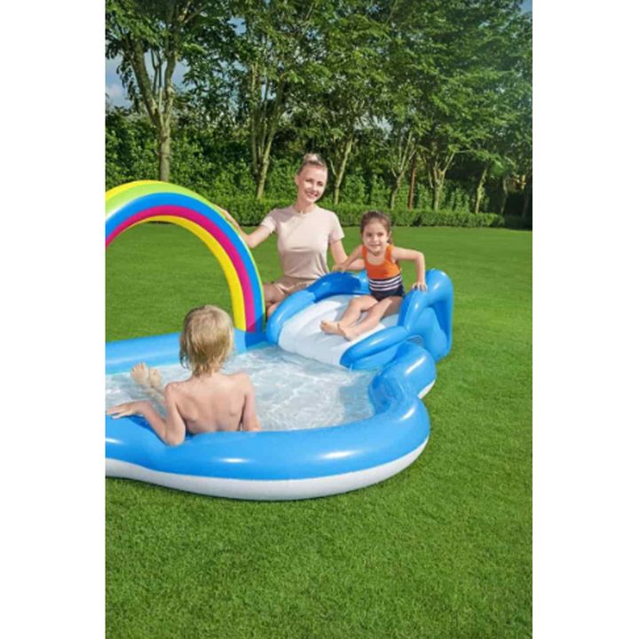 Pileta Inflable Juego Arco Iris Bestway 2.57 X 1.45 Cm 53092 - Vista 2