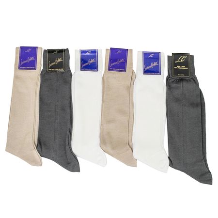 PACK X6 MEDIAS ITALIANAS MULTICOLORES X 