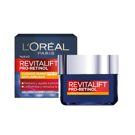 Crema De Dia Loreal Revitalift Pro-Retinol Fps17 50ml