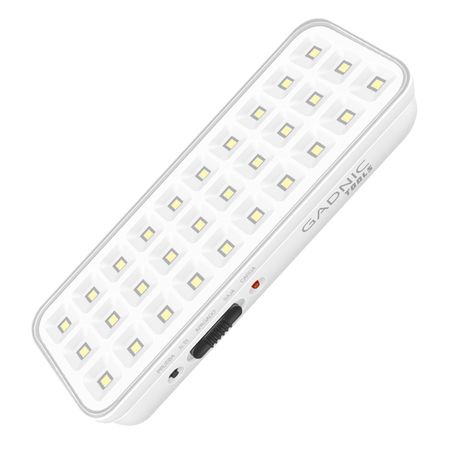 Luz de Emergencia Gadnic 30 LED Recargable Portátil Y De Pared Con Batería Integrada