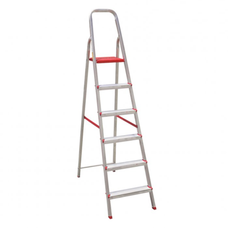 Escalera Domestica de Aluminio Alpaca 5 Escalones ALP-ESC0065