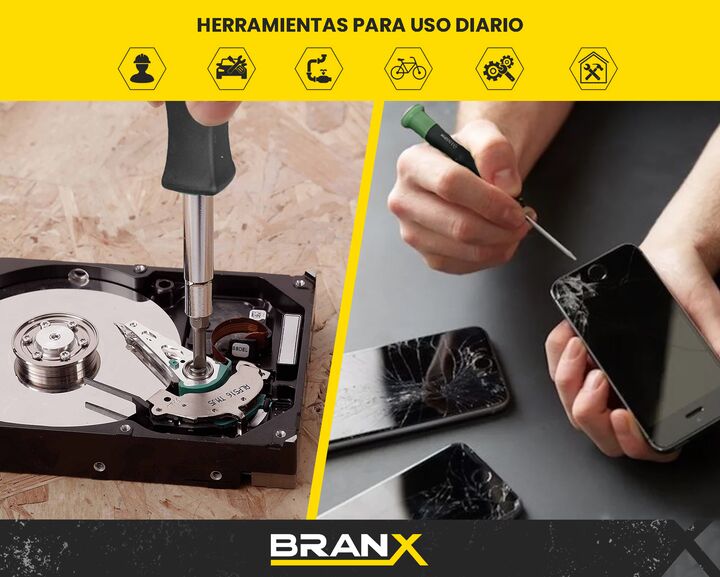 Set Juego Herramientas Maletin Branx 41pzas B200 - Vista 5