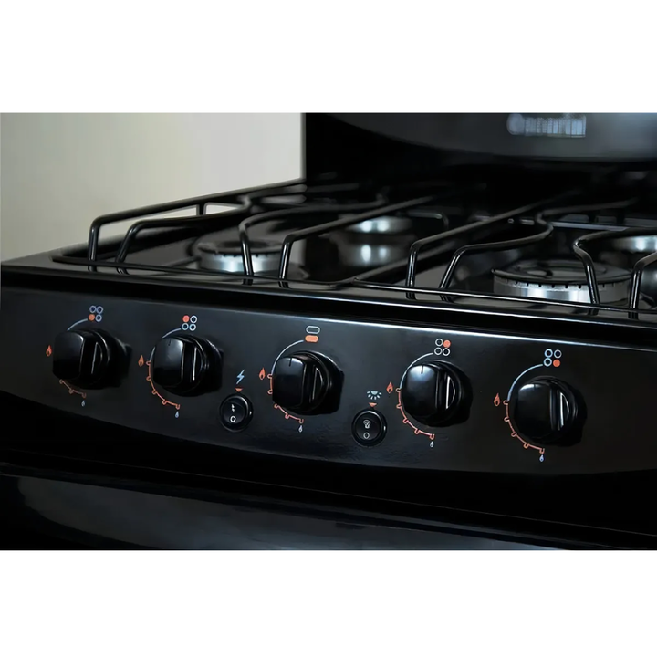 cocina palace negra 50cm gas natural escorial - Vista 4