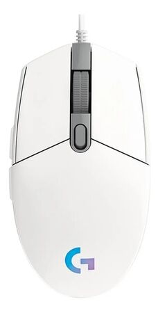 Mouse Logitech G203 Lightsync Blanco