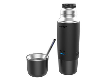 TERMO ELECTRICO 500 ml. PEABODY PE-ETL500N NEGRO 95 W. 12 24 V.