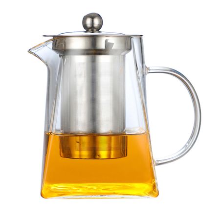 Tetera De Vidrio Gadnic Filtro De Acero Inoxidable