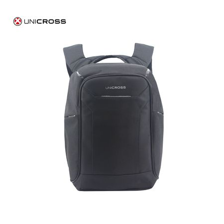 Mochila Unicross Antirrobo USB 17" Poliester Porta Botella