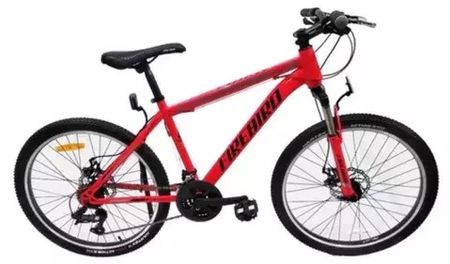 BICICLETA FIREBIRD MOUNTAIN BIKE R 26 21V LTWOO FRENO A DISCO ROJO TALLE 18