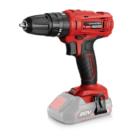 Taladro Atornillador de Impacto Percutor Inalambrico 20V - Modelo HI-TI2025