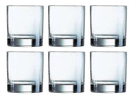 Vaso Islande Luminarc Whisky 380ml Old Fashioned Pack X6 Uni Transparente