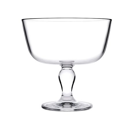 Fuente Bowl Compotera Plato con Pie Vidrio 22 cm Pasabahce