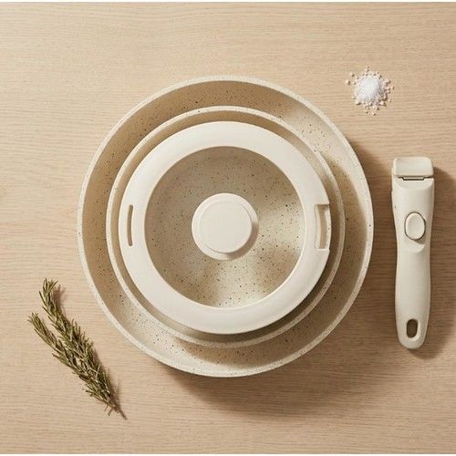Batería de Cocina 5 en 1 Antiadherente Granito Carol Beige - Vista 2