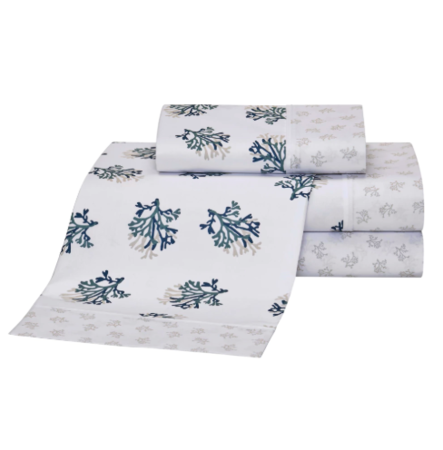 Juego De Sábanas Nautica Yatch Club Queen Percal