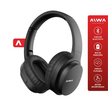 Auriculares Inalámbricos Bluetooth Aiwa AW-AVB302N Negro