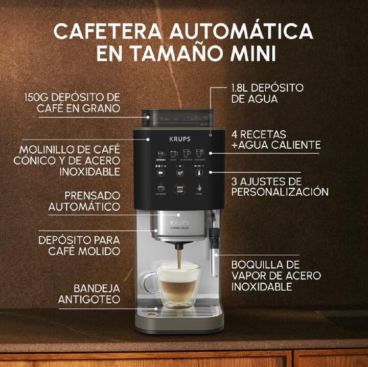 Cafetera Automática Krups SA403BE0 1370W Espresso Profesional - Vista 2