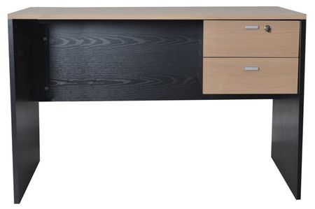 Escritorio Con Cajon Platinum 120 Cm C2 502 Negro