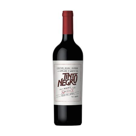 Vino Tinto Tinto Negro Mendoza Malbec 750 ml