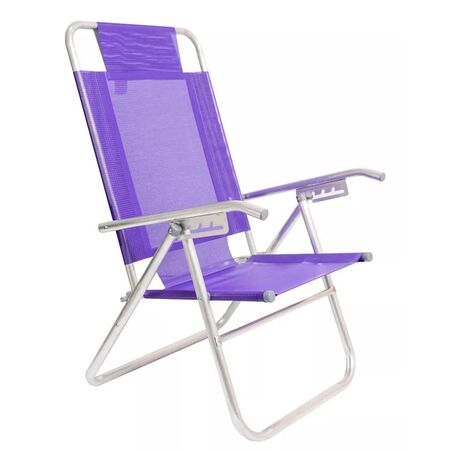 REPOSERA DESCANSAR ALUMINIO 5 POSICIONES 80017 VIOLETA