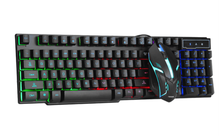 Teclado + Mouse Gamer Retroiluminado NKB-512