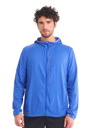 Campera Saucony Peregrine TR Packaway Hombre Running Azul