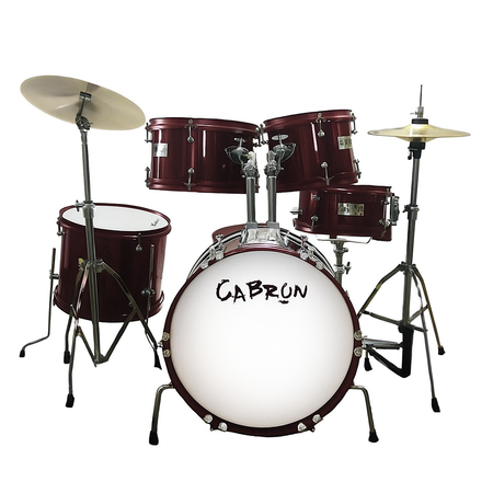 BATERIA ACUSTICA JUNIOR COMPLETA CABRON JBJ-1049 A - WR