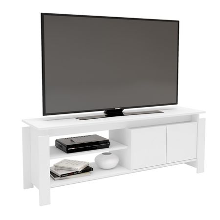 Rack Comoda Mueble TV 2 Puertas MDF Magnolia Mix Match