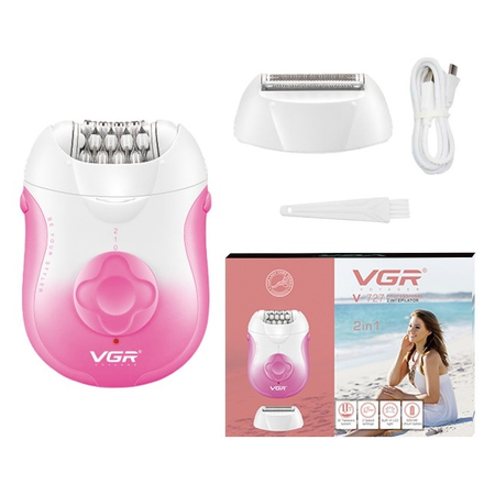Depiladora eléctrica facial corporal 2 en 1 VGR