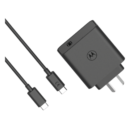 Cargador Motorola de 125W Duo USB-C a USB-C