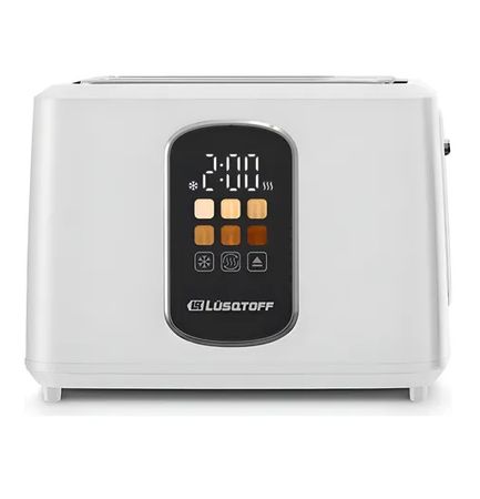 Tostadora Para 2 Panes Lusqtoff Lq-te402b 930w Display Touch Blanco