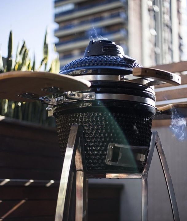 Kamado Argentino Asador Pampero - Horno Ceramico - Parrilla - Vista 3
