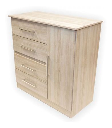 COMODA MAXIMO L.FORTALEZA 1P-4C MARFIL