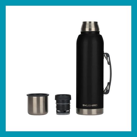 Termo Kushiro 1200ml Manija Pico Cebador Doble Capa 