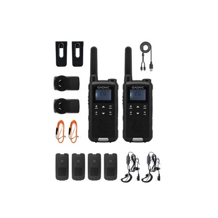 Handy Gadnic WK5200 Kit x2 22CH UHF Display USB C + Manos Libres