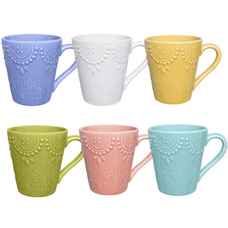 Set x6 Jarros Arco Iris 280 cc Dallas Arcoiris - Oxford