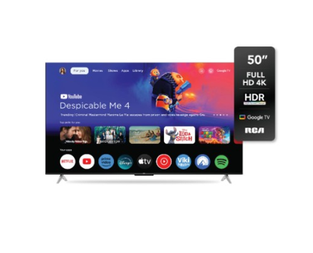 R.C.A. TV LED 50" C50-GL 200-F GOOGLE FHD HDMI USB SINTONIZADOR TDA