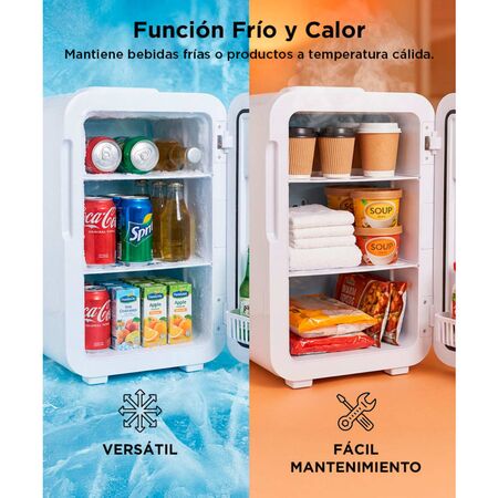 Mini Heladera Portátil Gadnic 20L Frío Calor Para Cosmeticos y Hogar