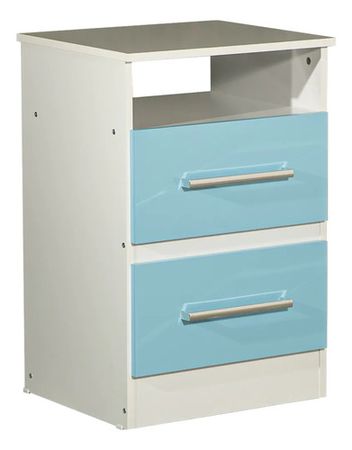MESA DE LUZ MAXIMO INFANTIL 2C CELESTE