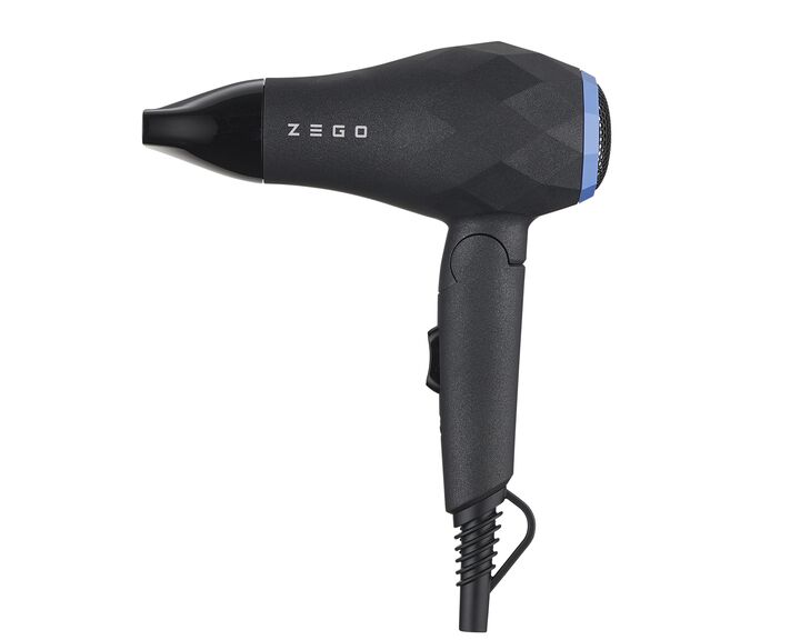 Secador De Pelo Zego Plegable Portatil Chico De Viaje 1000w Color Zbs1000 Negro - Vista 1