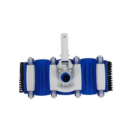 Barrefondo Rectangular Proline Con Cepillo Lateral 8 Ruedas Azul PLINE-ZN054-NS