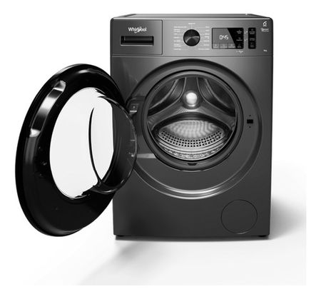 Lavarropas Whirlpool Wnq90as 9kg Carga Frontal Titanium Gris